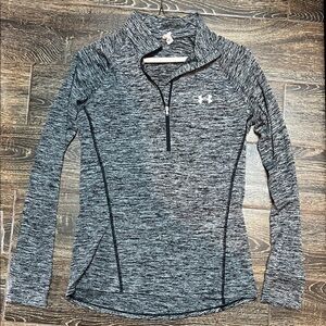 Under Armour Women's Gray Quarter-Zip Top